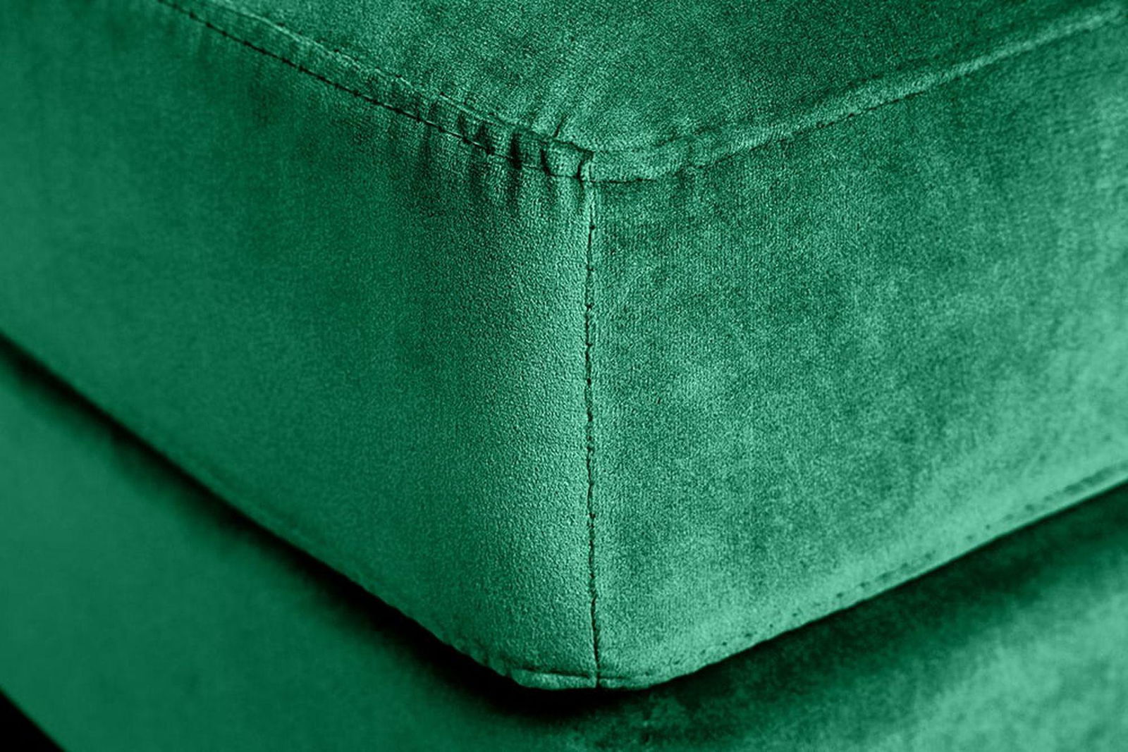 PUFA COZY VELVET ZIELONY AKSAMIT 80 CM / 43133  / INVICTA INTERIOR