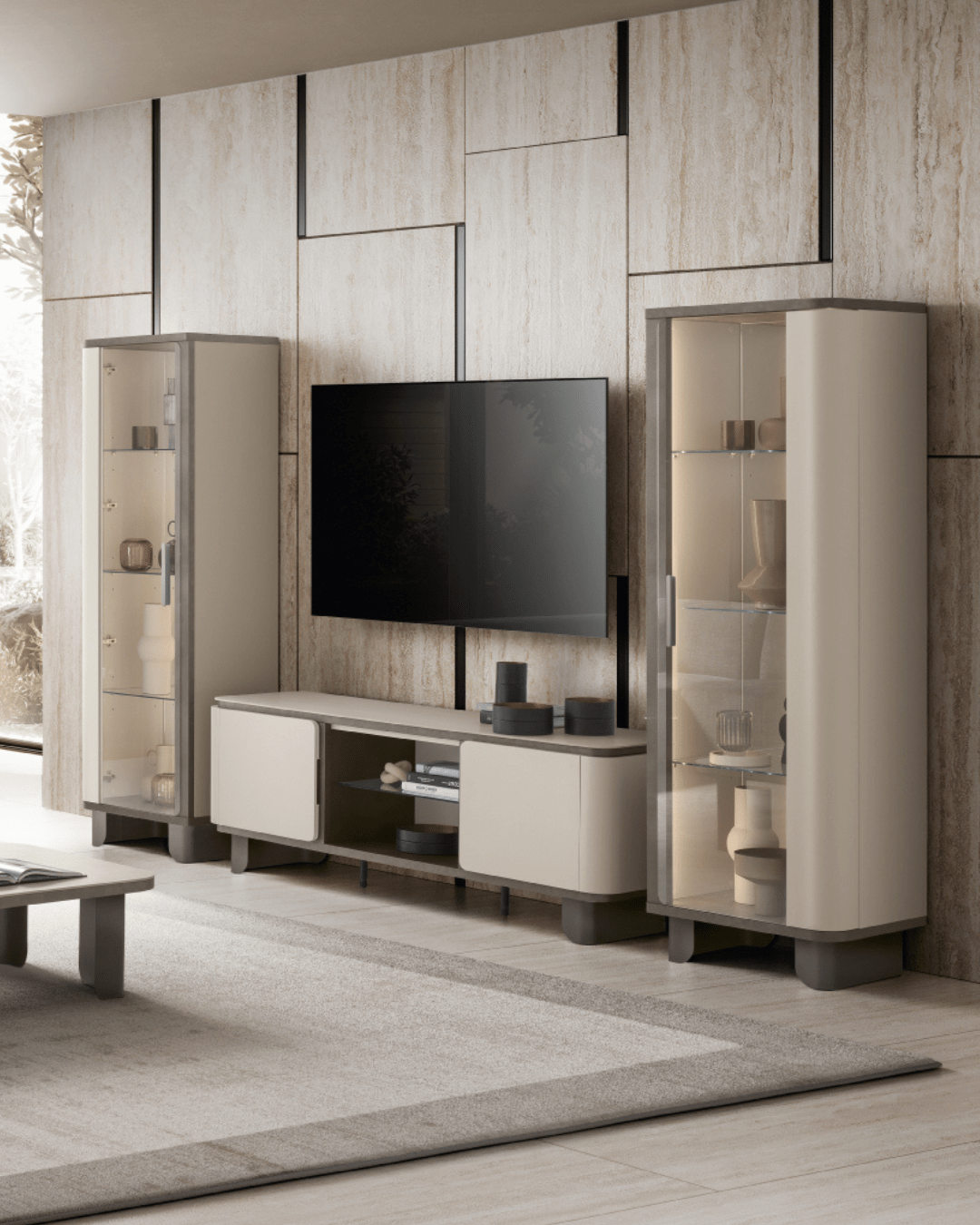WŁOSKA SZAFKA RTV PERLA 184 CM / ARREDOCLASSIC do wnętrz premium