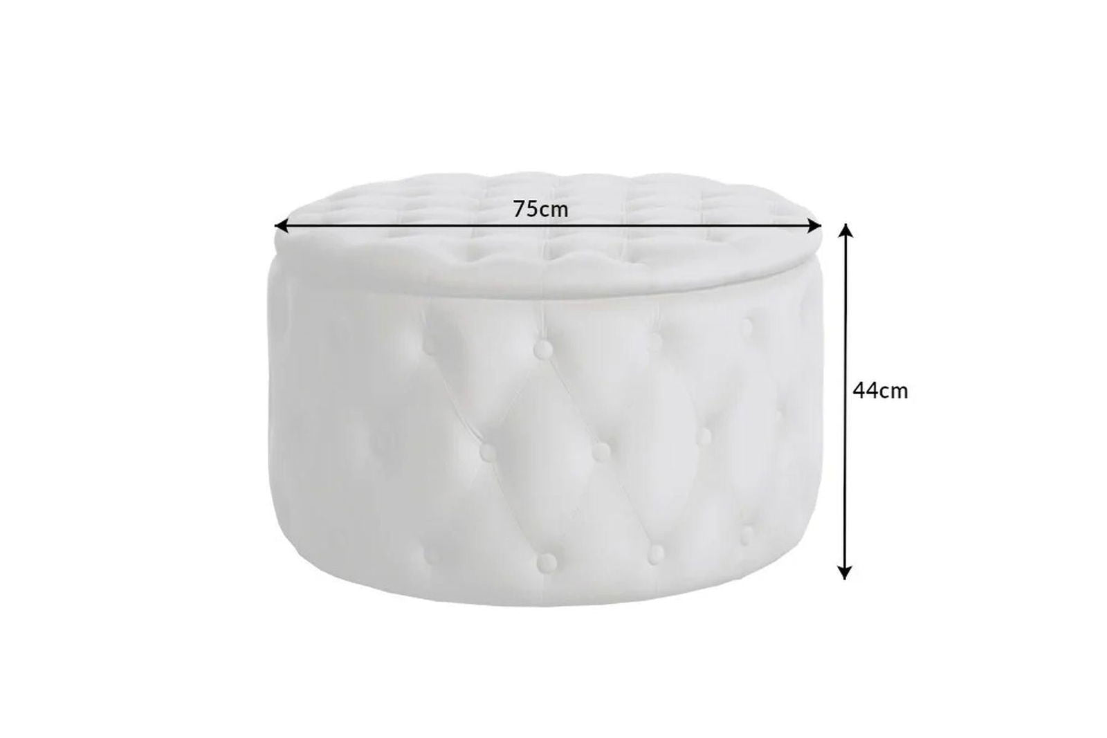 Pufa w stylu barokowym aksamit różowy / 40744  / INVICTA INTERIOR
