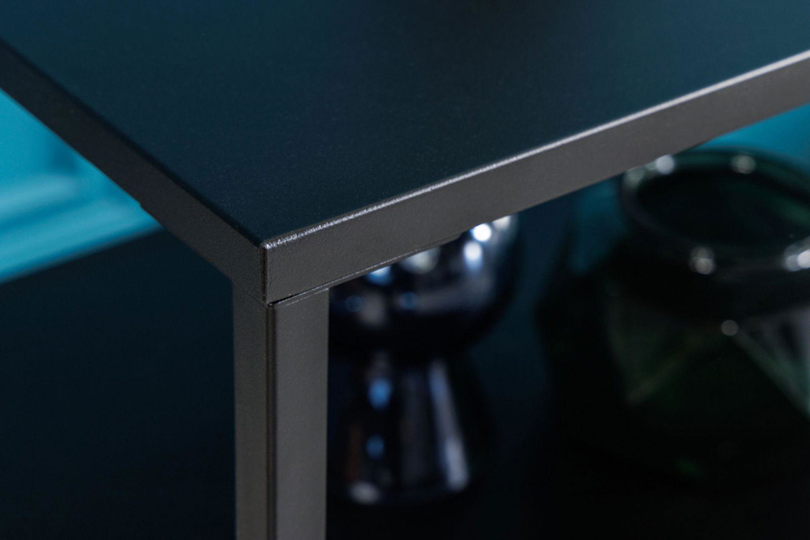REGAŁ DURA STEEL 90 CM CZARNY / 41731  / INVICTA INTERIOR