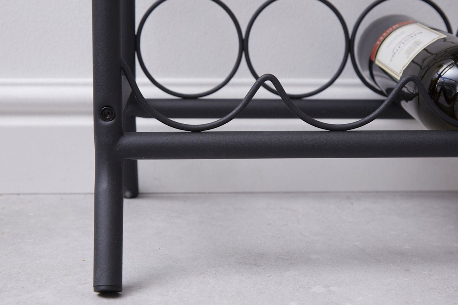 REGAŁ METALOWY STORAGE NA WINO 100 CM / 40861  / INVICTA INTERIOR