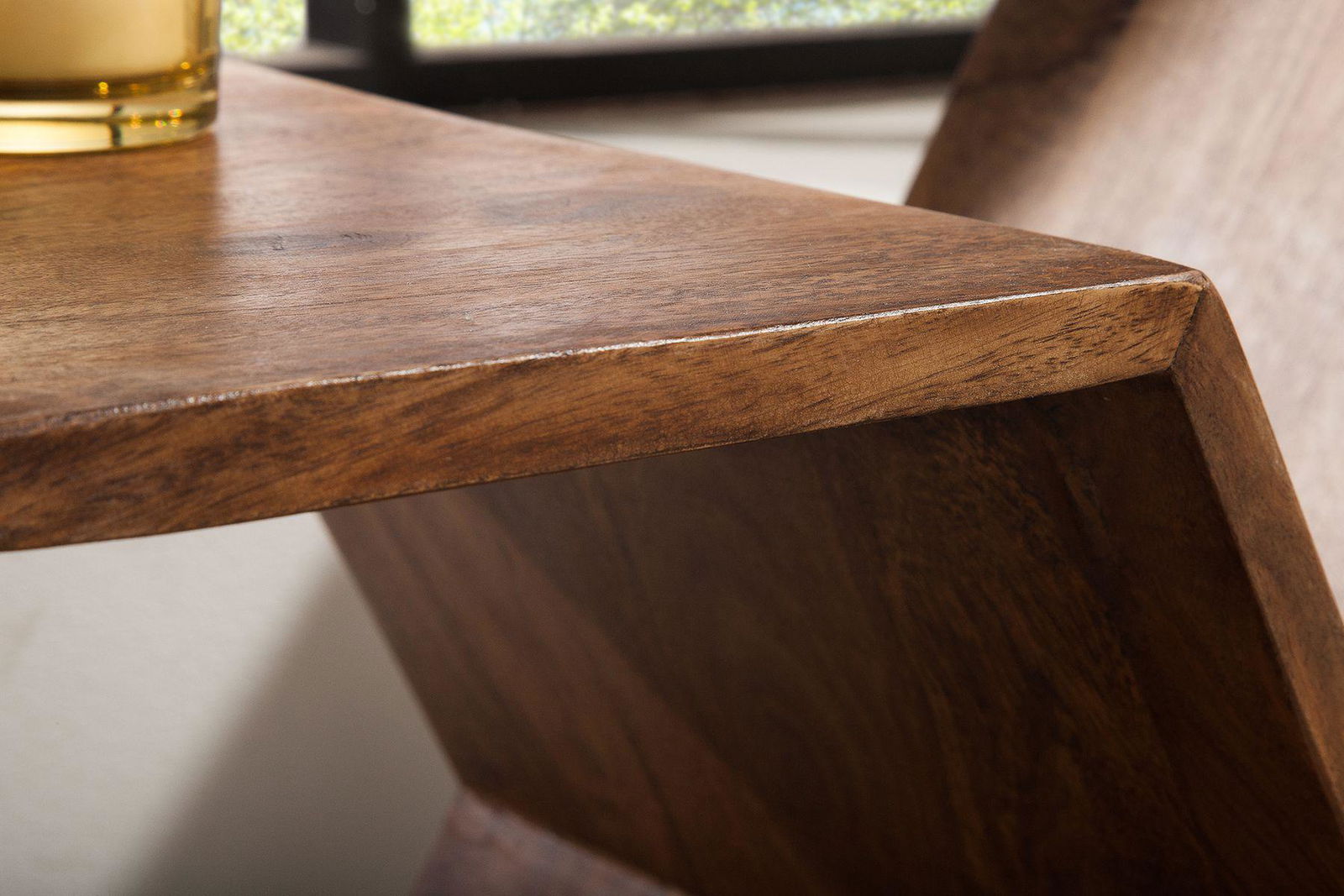 Regal / stolik Hexagon komplet 2 sztuk Sheesham/ 38917  / INVICTA INTERIOR