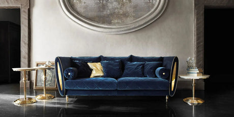 SIPARIO WŁOSKA SOFA 3 OSOBOWA Z PODUSZKAMI 234CM / ADORA ARREDOCLASSIC