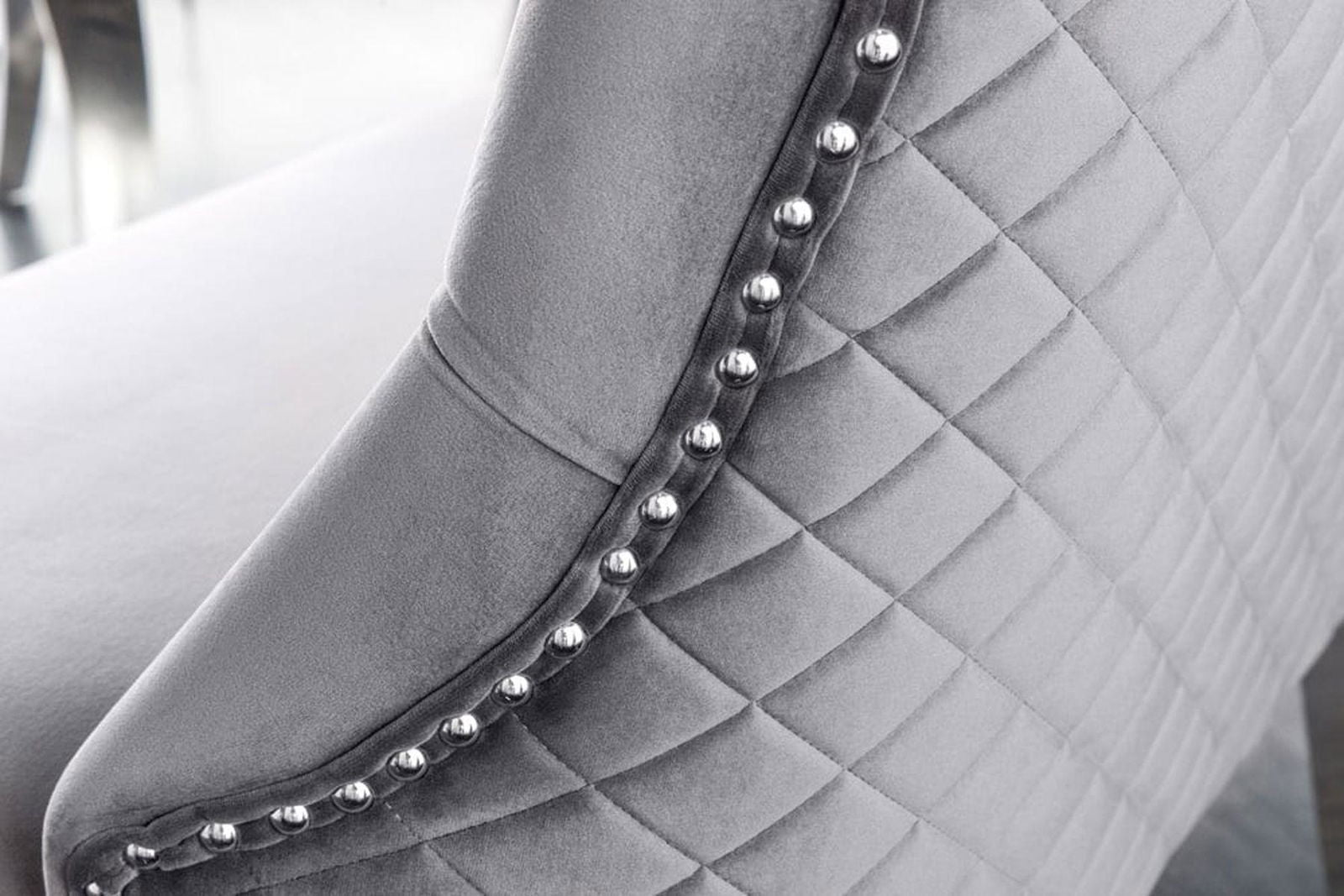 SOFA CASTLE DELUXE SZARY AKSAMIT / 43211 / INVICTA INTERIOR