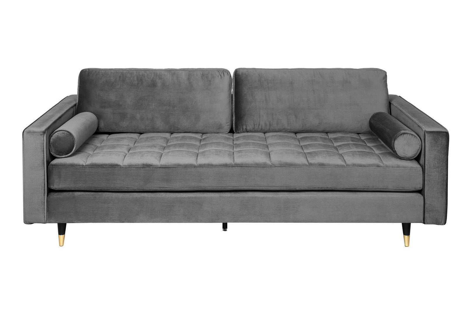 SOFA COZY VELVET szara / 39846 / INVICTA INTERIOR