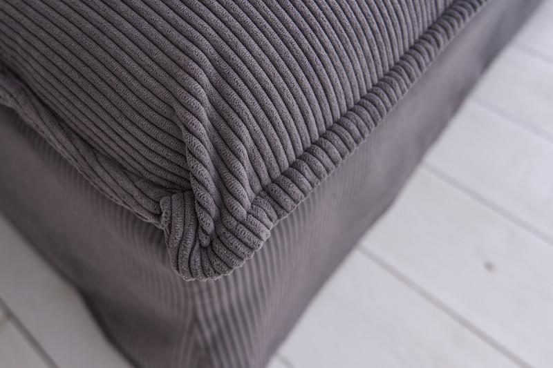 SOFA HEAVEN NAROŻNA SZARA 225 CM / 45445 / INVICTA INTEIOR