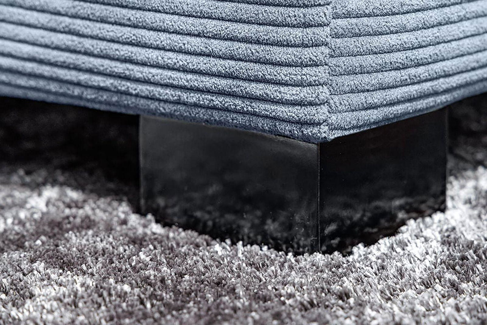 SOFA LOUNGER NIEBIESKA 220 CM / 43757 / INVICTA INTERIOR