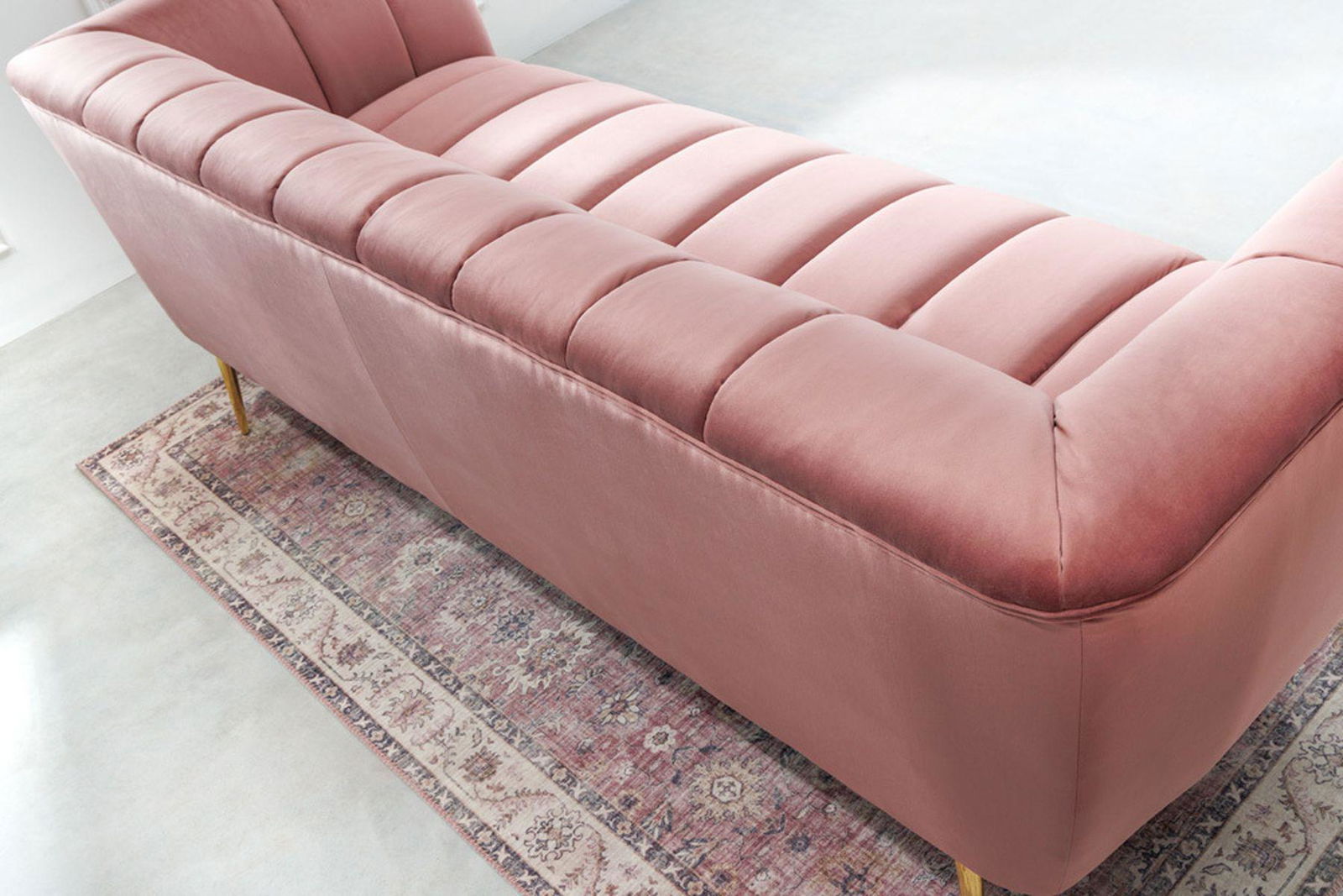 SOFA NOBLESSE 225 CM RÓŻOWA / 43264 / INVICTA INTERIOR