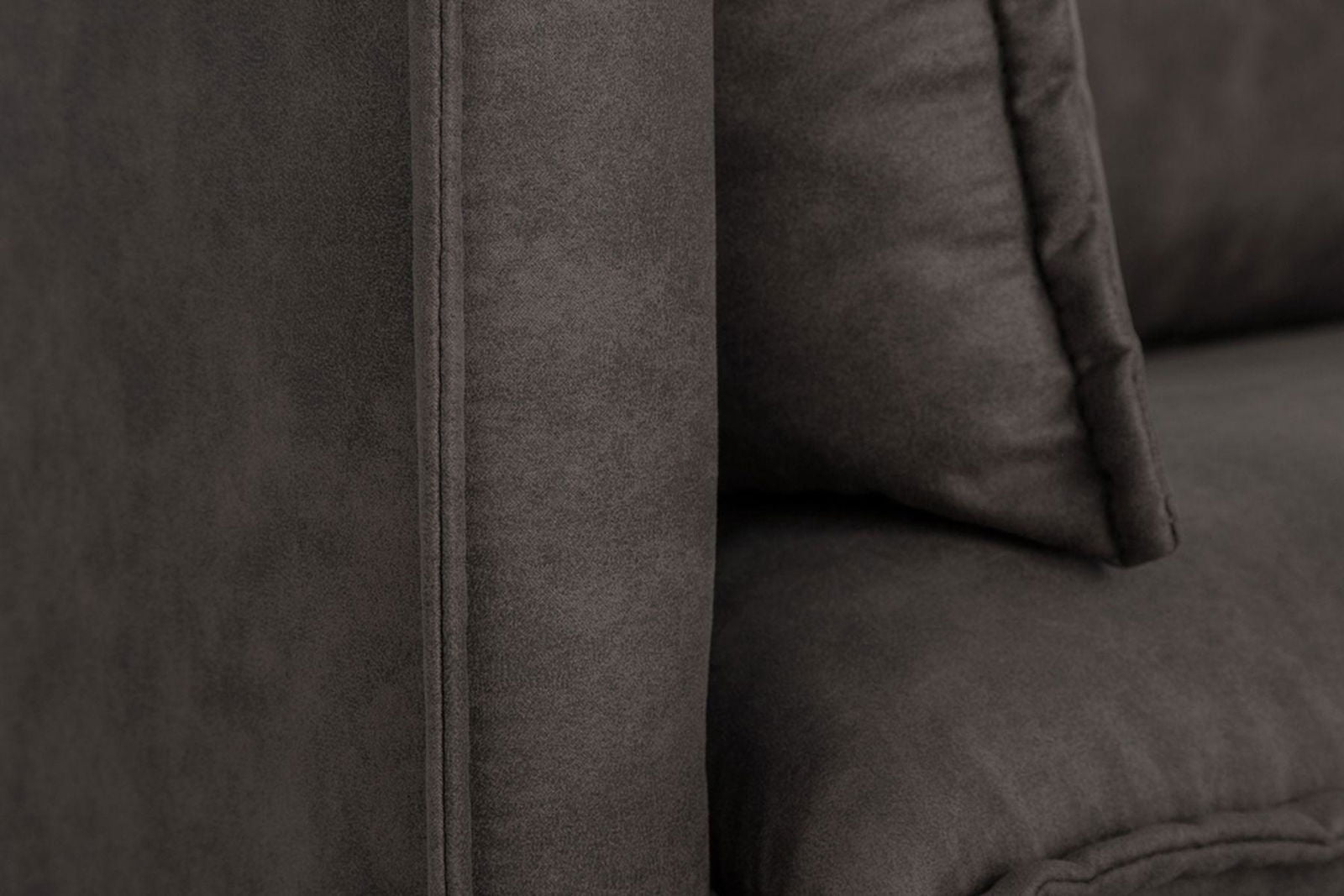 SOFA ROCCO 3 OSOBOWA SZARA RETRO / 41449 / INVICTA INTERIOR