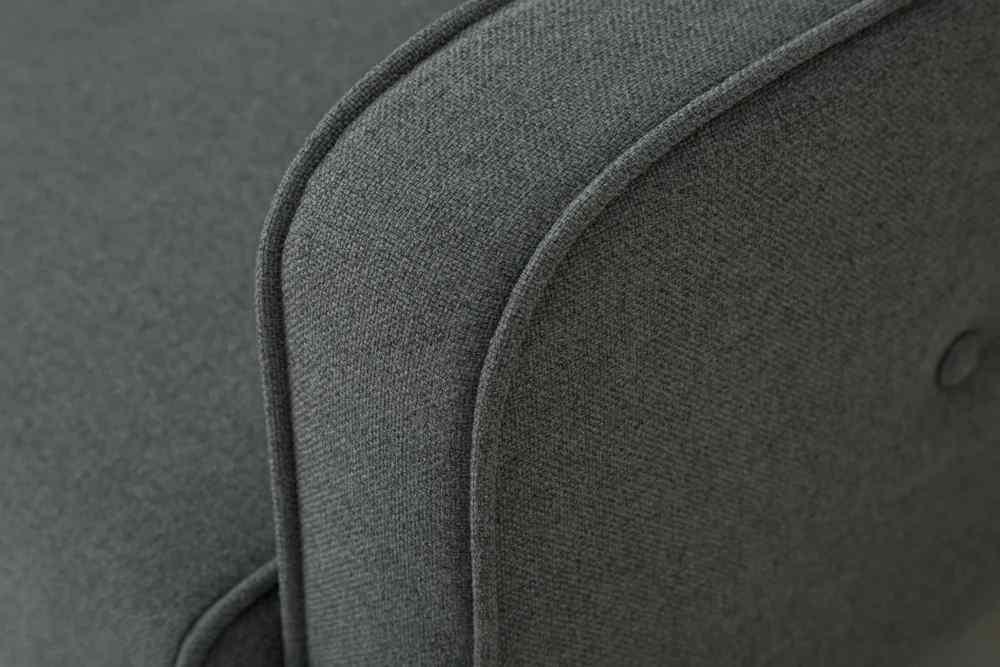 SOFA SCANDINAVIA 210 CM ANTRACYT / 39248 / INVICTA INTERIOR
