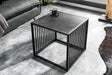 STOLIK ARCHITECTURE OPTYKA CZARNY MARMUR 40 CM / 43273 / INVICTA INTERIOR