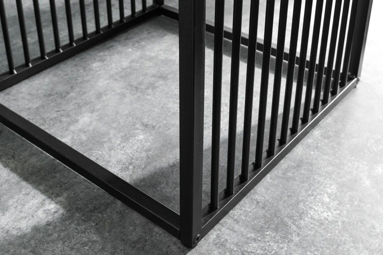 STOLIK ARCHITECTURE OPTYKA CZARNY MARMUR 40 CM / 43273 / INVICTA INTERIOR