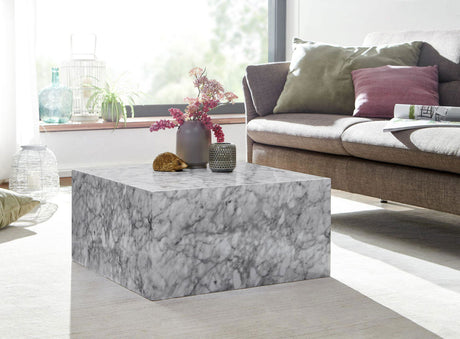 STOLIK KAWOWY 60 CM OPTYKA MARMUR MDF  Wohnling / WL6.320