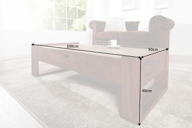 STOLIK KAWOWY BIG MARKANT 100 CM SHEESHAM / 40279  / INVICTA INTERIOR