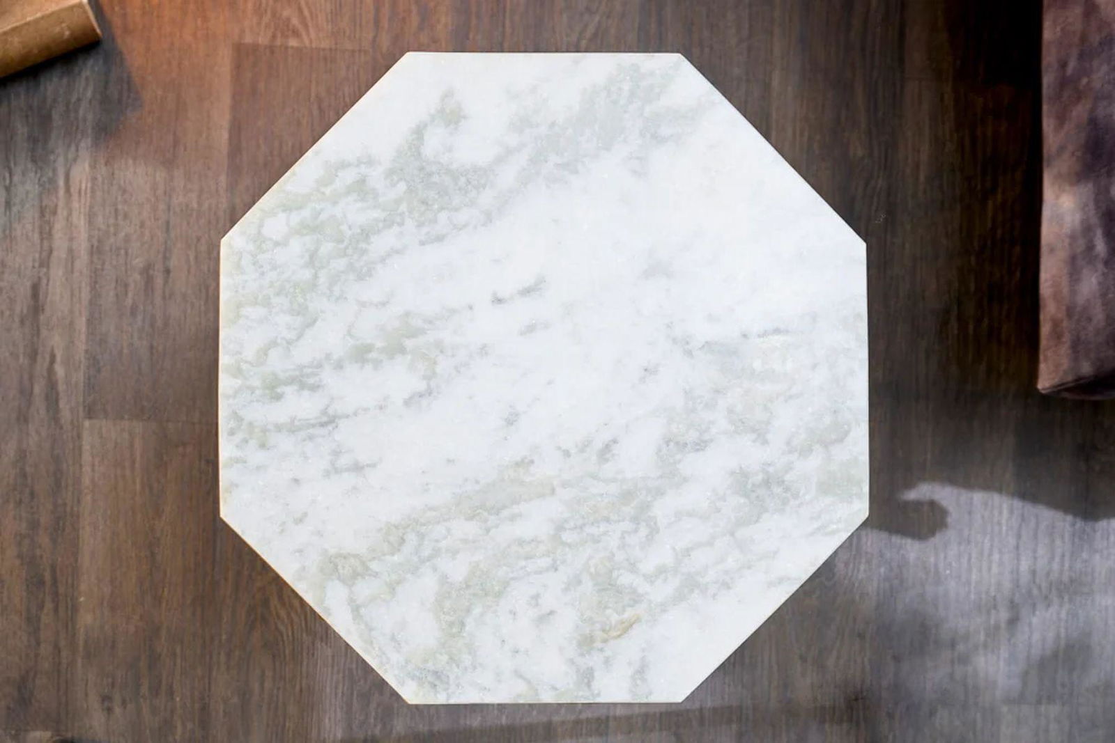 STOLIK KAWOWY DIAMOND MARMUR BIAŁY 50 CM / 41856  / INVICTA INTERIOR