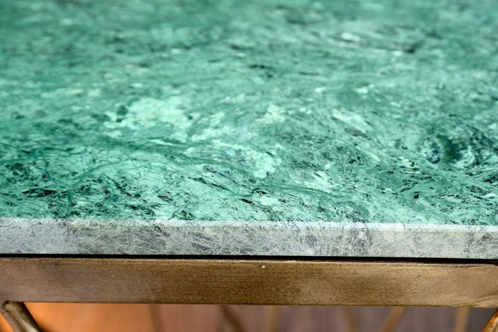 STOLIK KAWOWY DIAMOND MARMUR ZIELONY 50 CM / 41857  / INVICTA INTERIOR