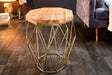 STOLIK KAWOWY DIAMOND NATURALNA AKACJA 50 CM / 41855  / INVICTA INTERIOR