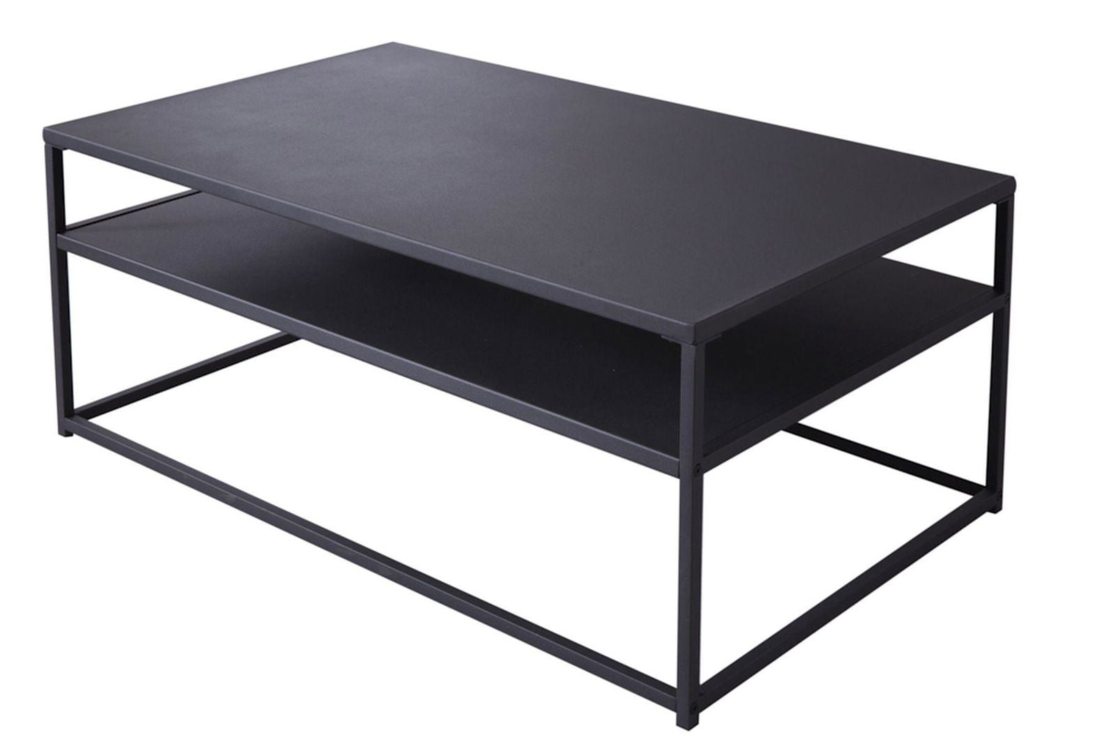 STOLIK KAWOWY DURA STEEL 100 CM CZARNY / 40860  / INVICTA INTERIOR