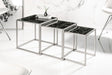 STOLIK KAWOWY ELEMENTS OPTYKA MARMUR CZARNY / 40096  / INVICTA INTERIOR