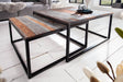STOLIK KAWOWY ELEMENTS ZESTAW SHEESHAM / 40281  / INVICTA INTERIOR