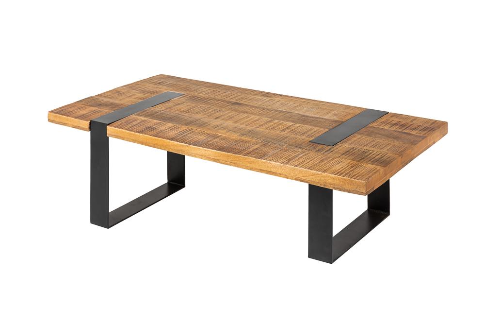 STOLIK KAWOWY IRON CRAFT 120 CM MANGO / 40709  / INVICTA INTERIOR