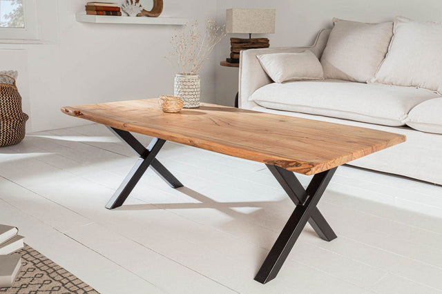 STOLIK KAWOWY MAMMUT X 118 CM AKACJA / 38921  / INVICTA INTERIOR
