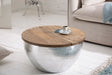STOLIK KAWOWY ORIENT STORAGE MANGO SREBRNY / 40109  / INVICTA INTERIOR