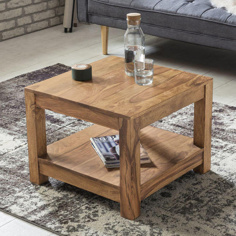 STOLIK KAWOWY WOHNLING  AKACJA 60 CM / WL1.571