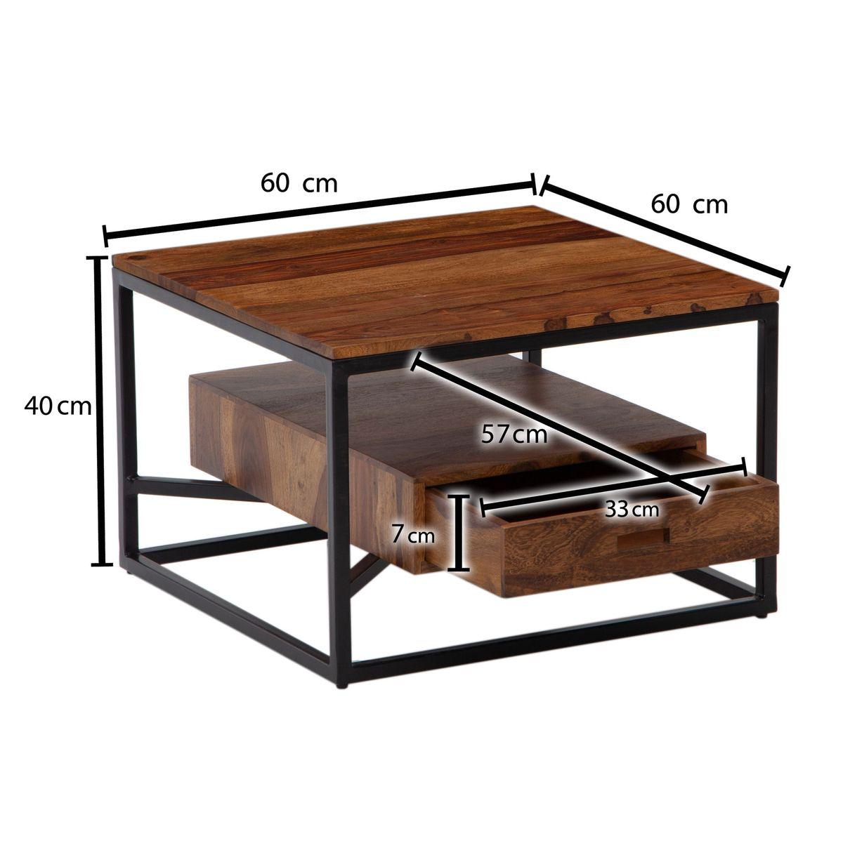 STOLIK KAWOWY WOHNLING DREWNO 60 CM / WL6.721