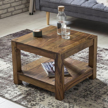 STOLIK KAWOWY WOHNLING DREWNO SHEESHAM  60 CM / WL1.570