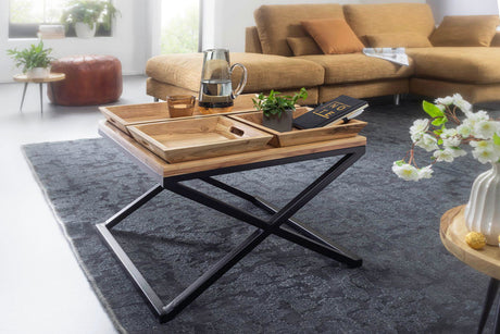 STOLIK KAWOWY WOHNLING DRREWNO LITE AKACJA / WL5.972
