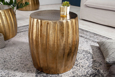 STOLIK KAWOWY ZŁOTY MARRAKESCH 42 CM / 40223   / INVICTA INTERIOR
