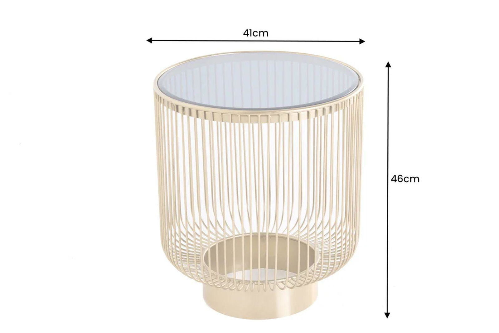 STOLIK KAWOWY ZŁOTY VARIATION / CZARNE SZKŁO / 43232 / INVICTA INTERIOR