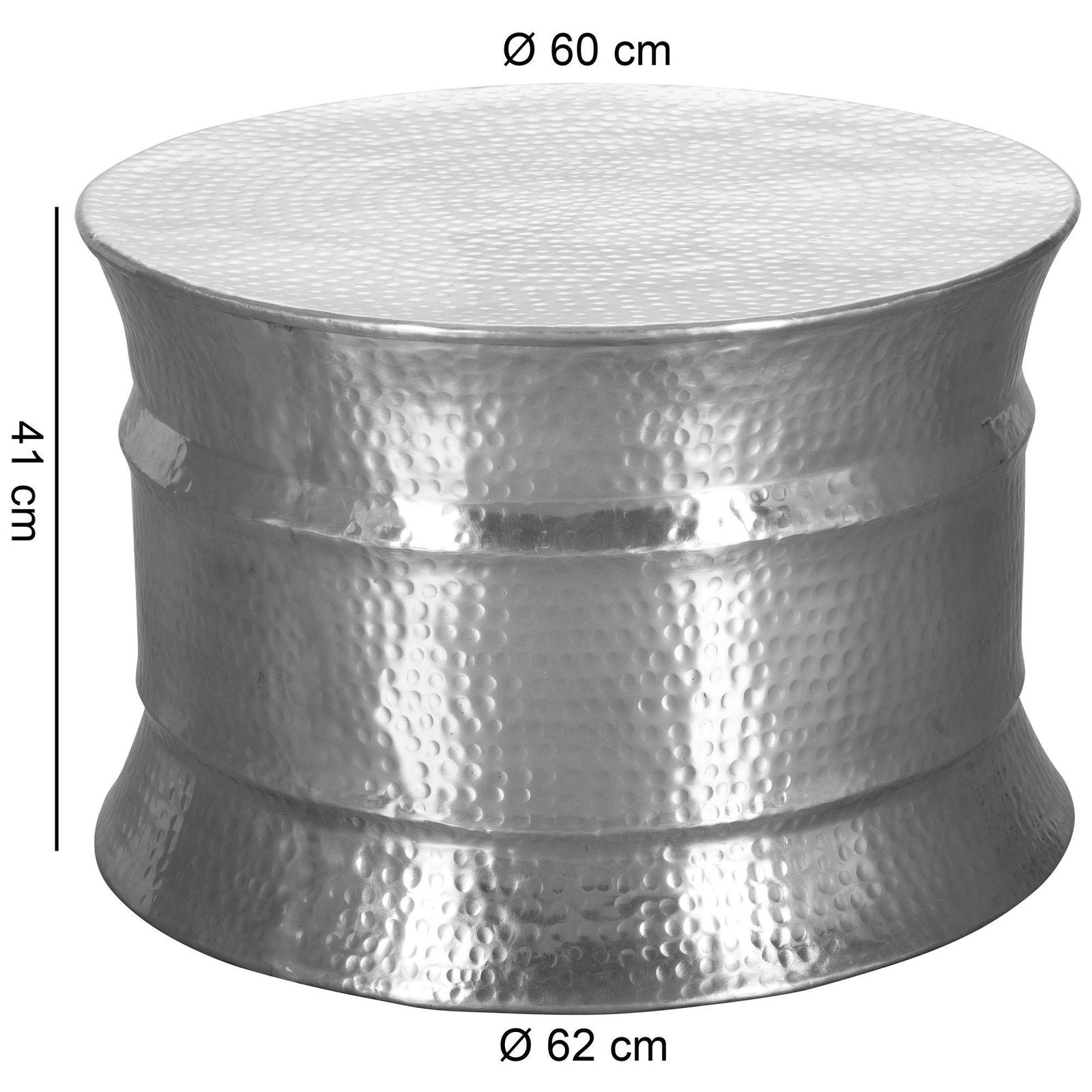 STOLIK MODEN WOHNLING ALUMINIUM SREBRNY / WL5.463