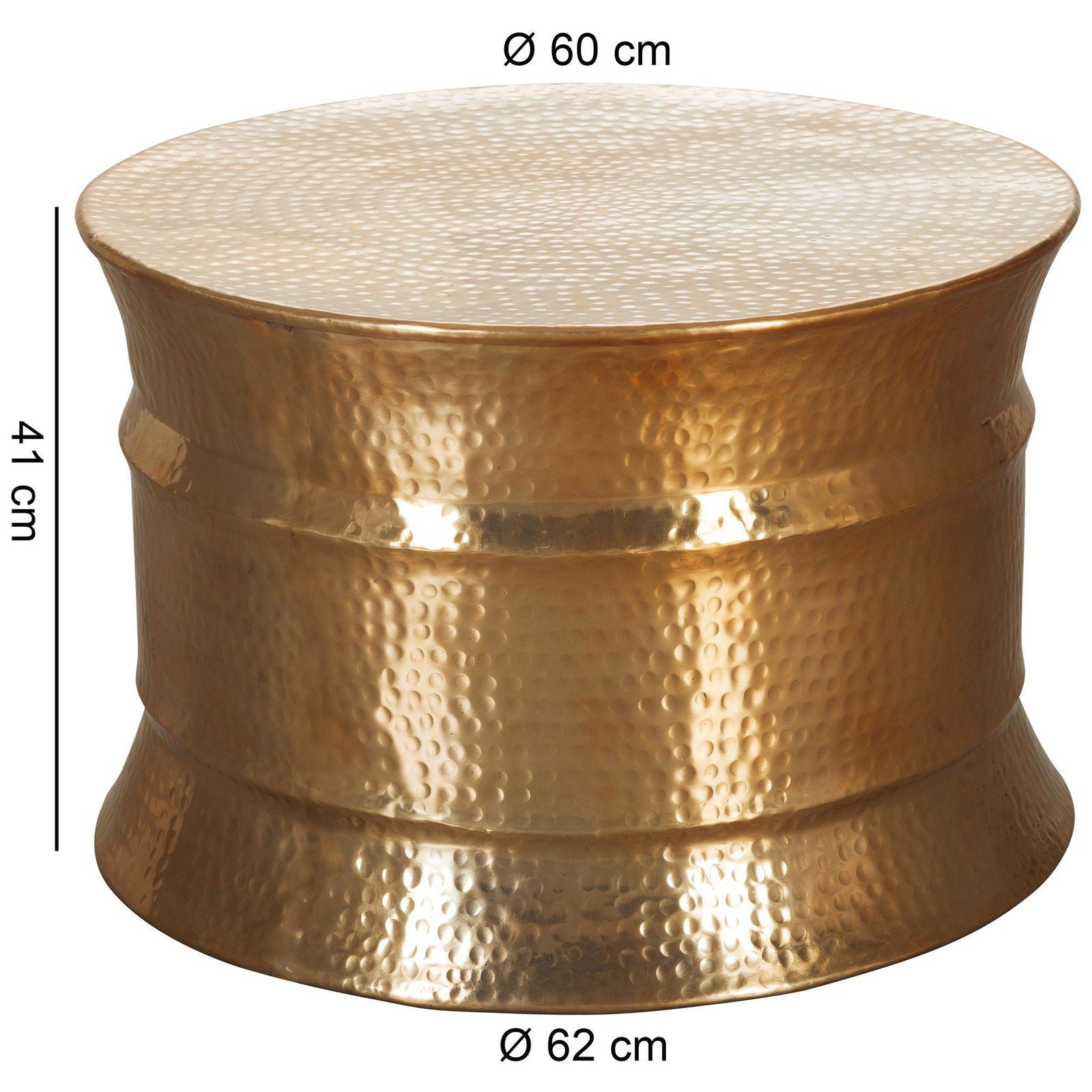 STOLIK MODEN WOHNLING ALUMINIUM ZŁOTY / WL5.465
