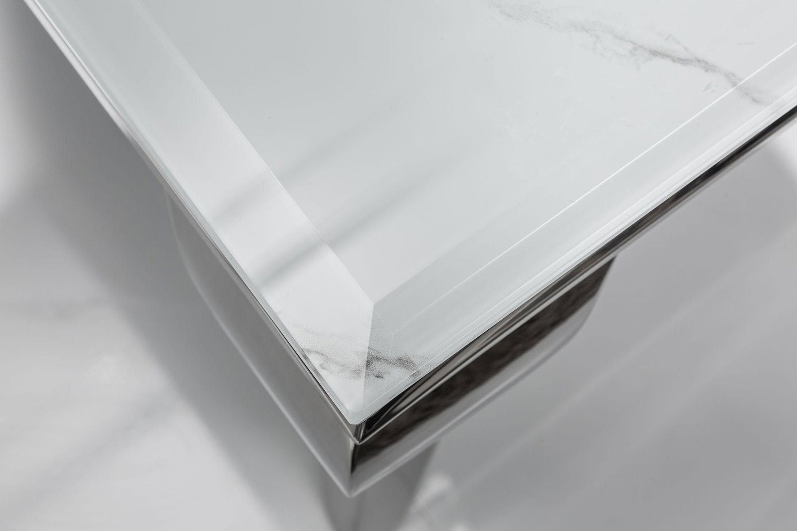 STOLIK MODERN BAROCK 100 CM OPTYKA MARMUR / 39998  / INVICTA INTERIOR