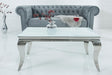 STOLIK MODERN SILVER WHITE /37353 / INVICTA INTERIOR
