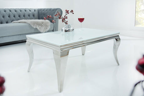 STOLIK MODERN SILVER WHITE /37353 / INVICTA INTERIOR