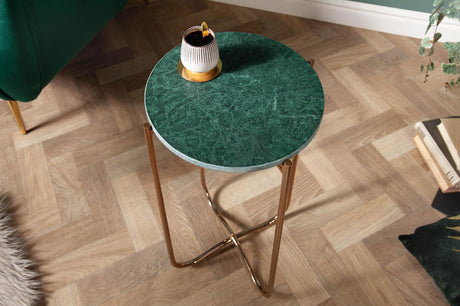 STOLIK NOBLE MARMUR ZIELONY / 40366 / INVICTA INTERIOR