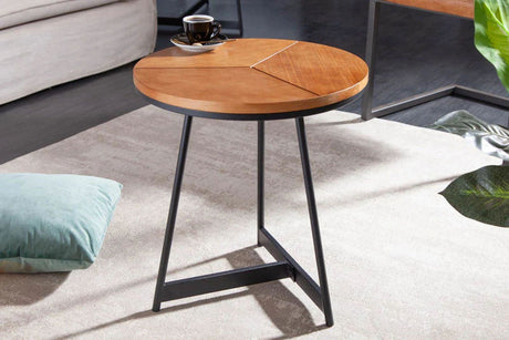 STOLIK OAK ELEGANCE 45 CM OPTYKA DĄB 41204  / INVICTA INTERIOR