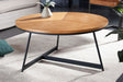 STOLIK OAK ELEGANCE 80 CM OPTYKA DĄB 41205  / INVICTA INTERIOR