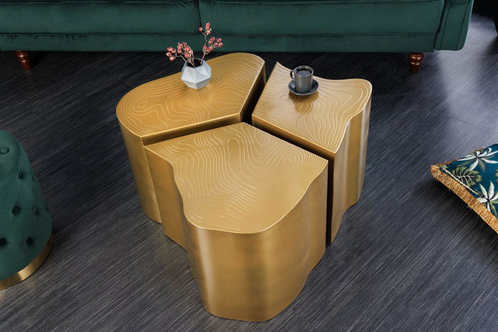 STOLIK ORGANIC ORIENT 80 CM / 42777  / INVICTA INTERIOR
