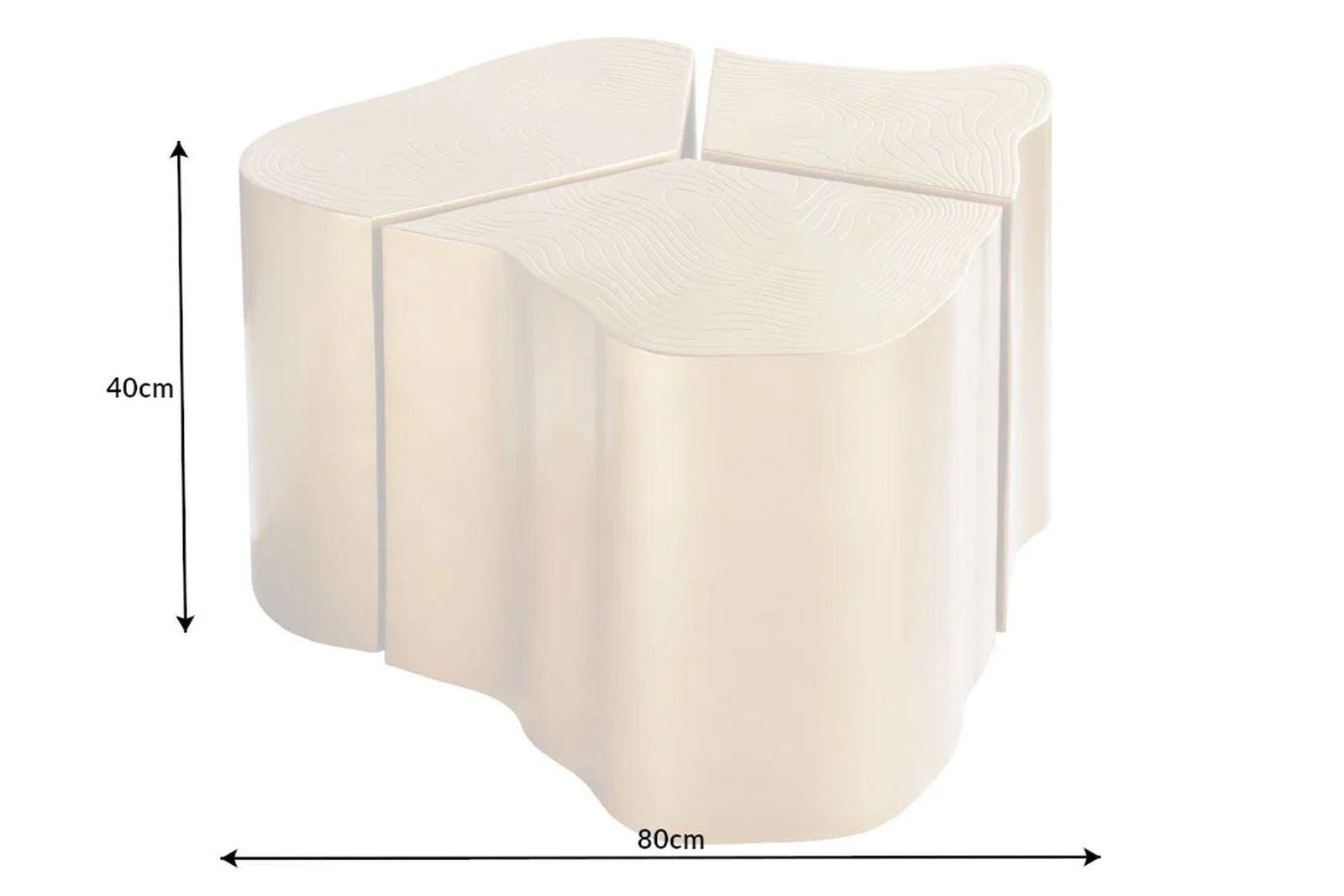 STOLIK ORGANIC ORIENT 80 CM / 42777  / INVICTA INTERIOR