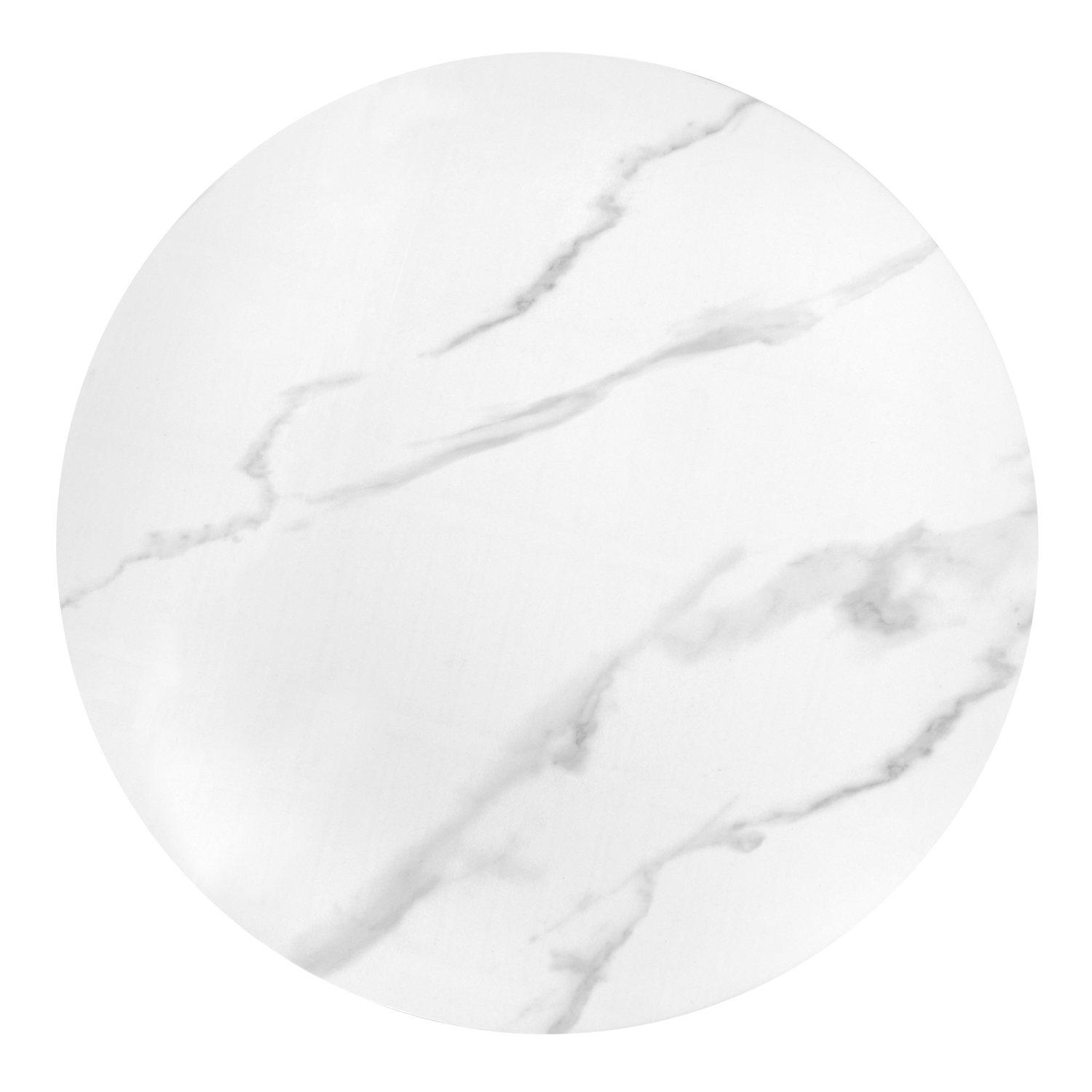 STOLIK TRIBECA OPTYKA BIAŁY MARMUR 50 CM / HAL