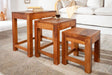 STOLIK ZESTAW 3 SZT. SHEESHAM / 40794  / INVICTA INTERIOR