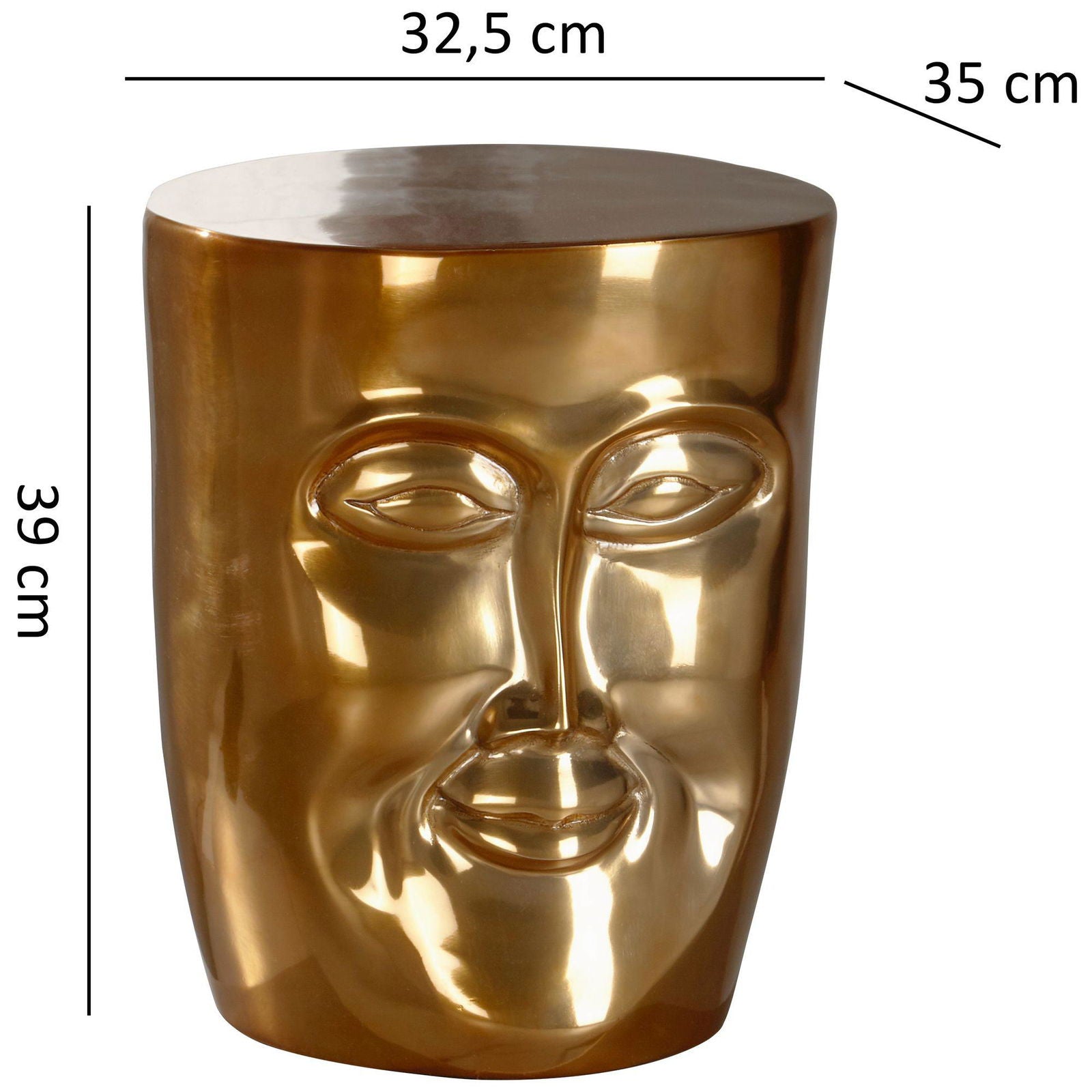 STOLIK ZŁOTY ALUMINIUM Wohnling / WL5.507
