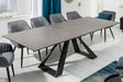 STÓŁ CONCORD 180 - 230 CM CERAMIKA ANTRACYT / 40648  / INVICTA INTERIOR