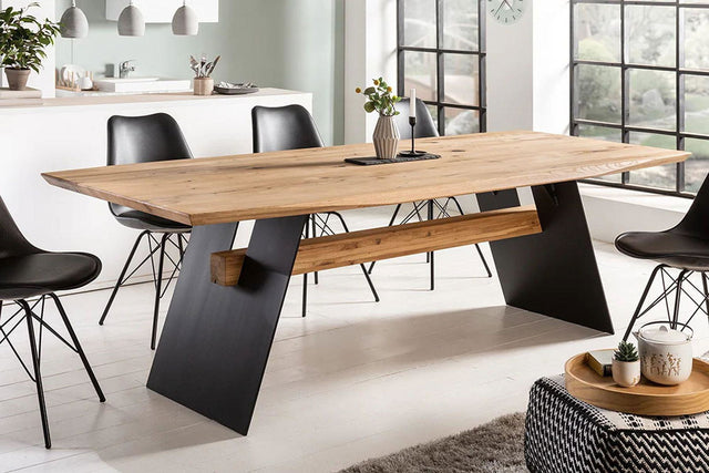 STÓŁ DO JADALNI GRAND OAK DĄB DZIKI NATURALNY 200 CM / 43390  / INVICTA INTERIOR