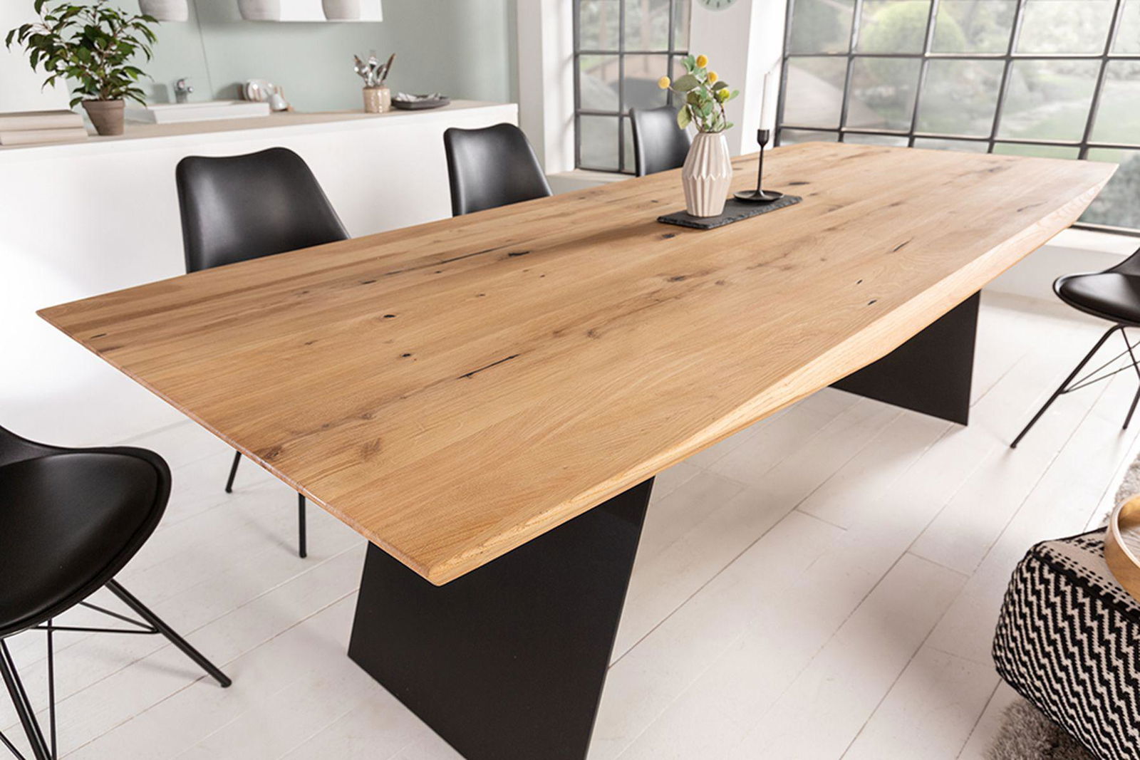 STÓŁ DO JADALNI GRAND OAK DĄB DZIKI NATURALNY 200 CM / 43390  / INVICTA INTERIOR