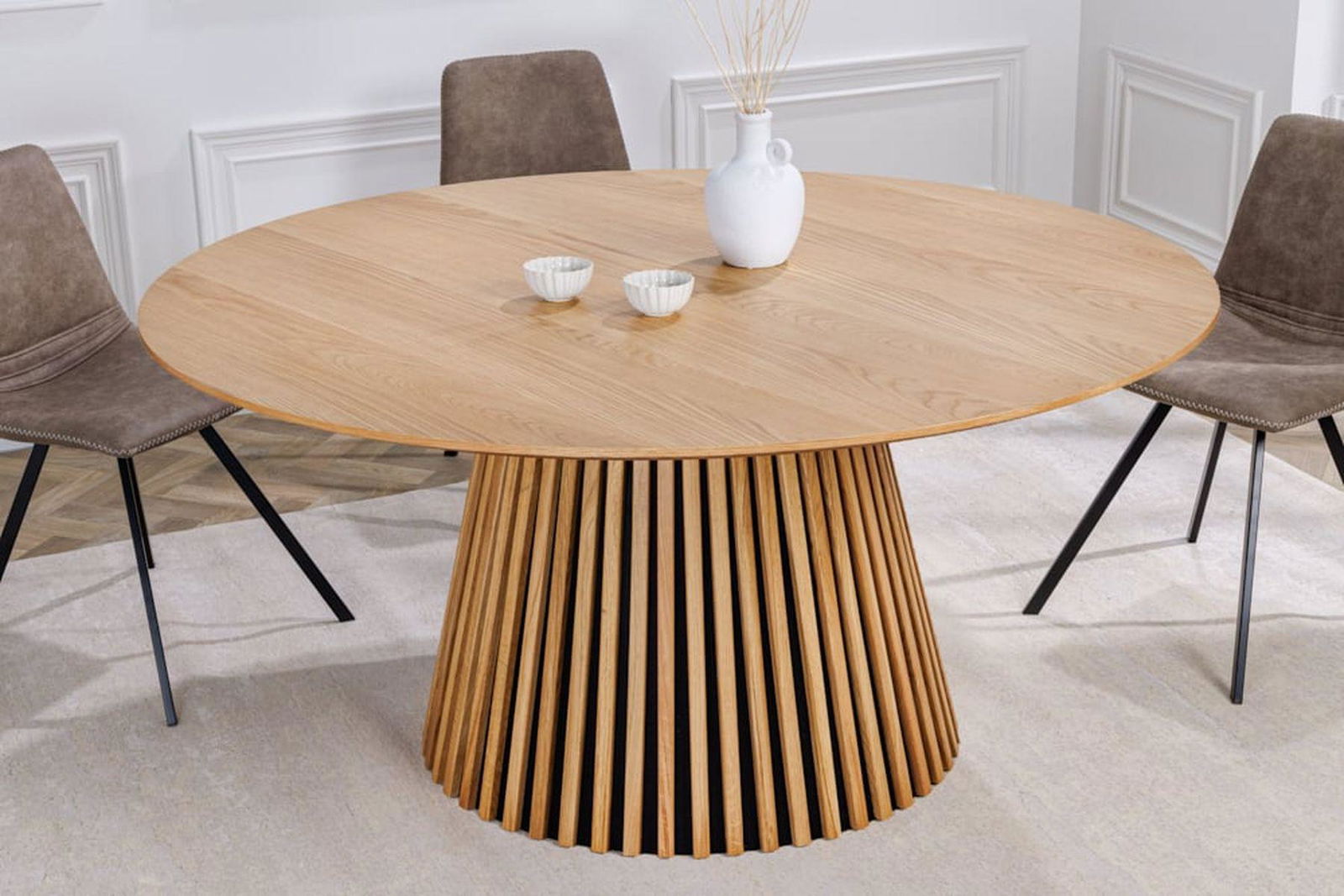 STÓŁ DO JADALNI OPTYKA DĄB 120 CM / 43428 / INVICTA INTERIOR